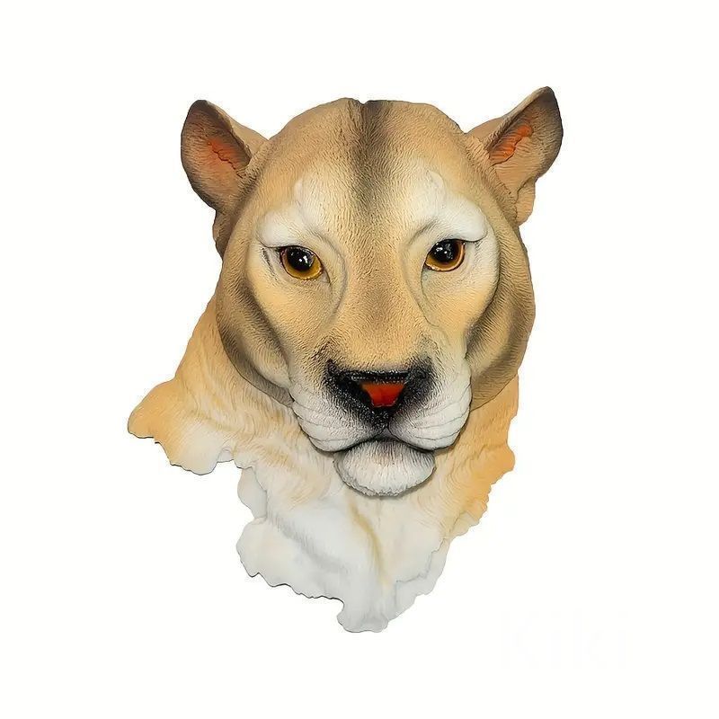 【新品未使用】レプリカ動物ヘッドウォールマウント ヒョウ ひょう 豹 ヒョウの頭 動物 頭 インテリア 壁面インテリア フェイク剥製 ジャングル アフリカ 獣壁装飾 壁装飾 壁面装飾