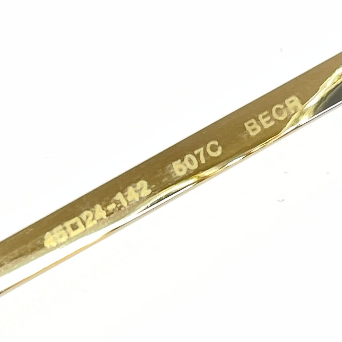 507C クリア×ゴールド