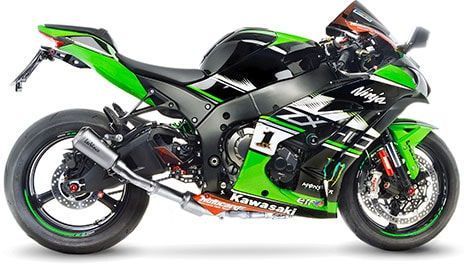 Leovince Slip-On Exhaust Sbk LV-10 Kawasaki ZX-10R Ninja (Low