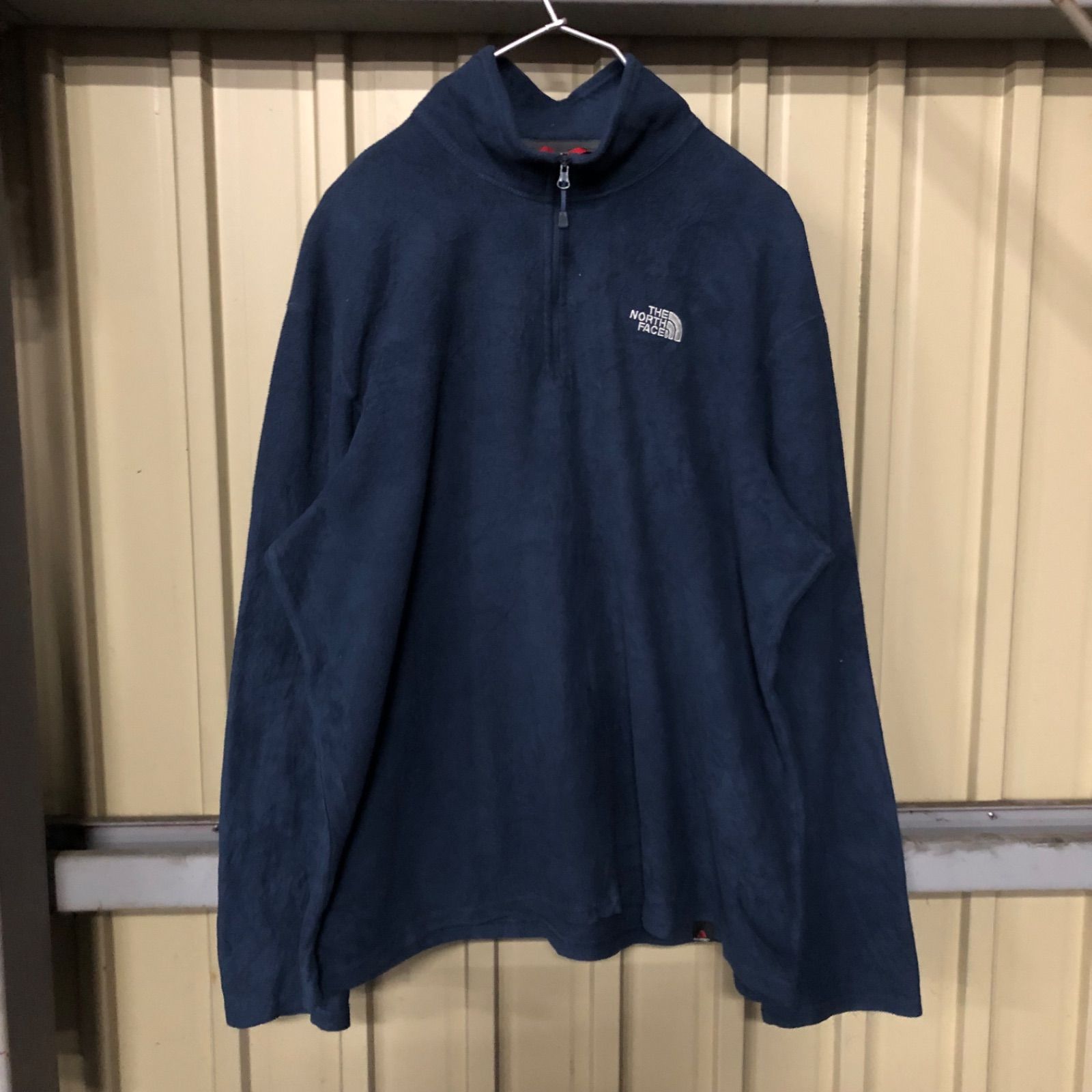 175 THE NORTH FACE ハーフジップ フリース メンズ L ネイビー ノース 