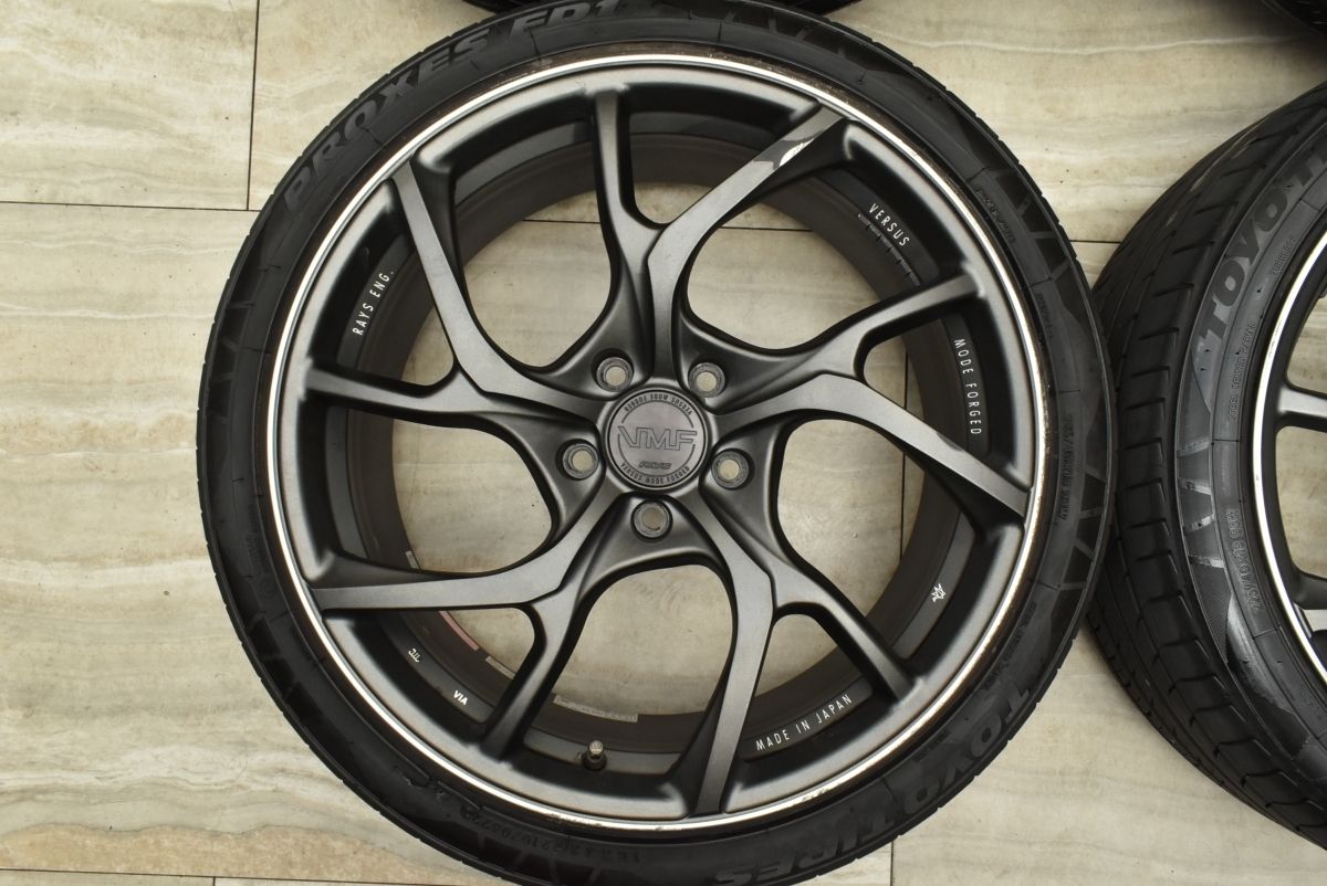 【鍛造1ピース】RAYS VERSUS MODE FORGED C-01 19in 8.5J +43 PCD114.3 トーヨー プロクセス FD1 225/40R19 レクサス IS GS クラウン ノア