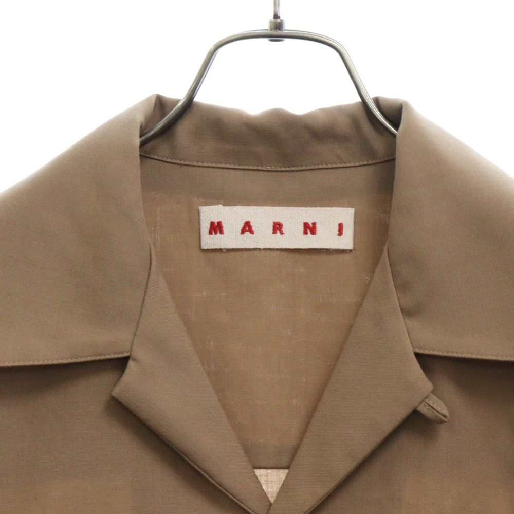 MARNI (マルニ) 24AWメンディング トロピカルウール オープンカラー