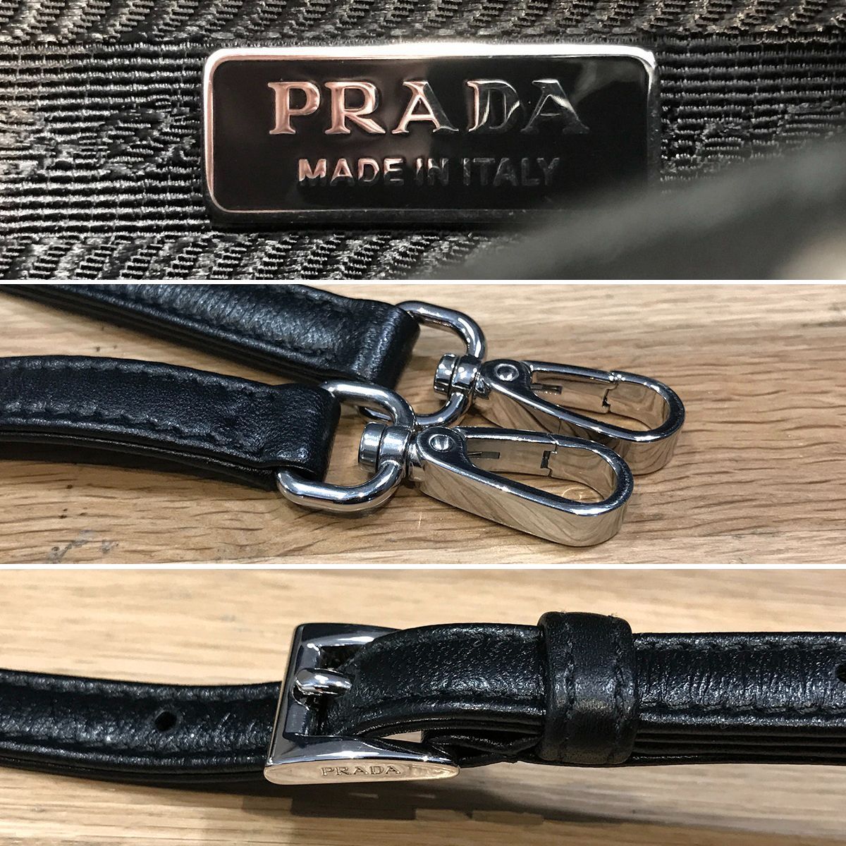 新品同様用】プラダ トライアングル ショルダーバッグ パデットナッパ 