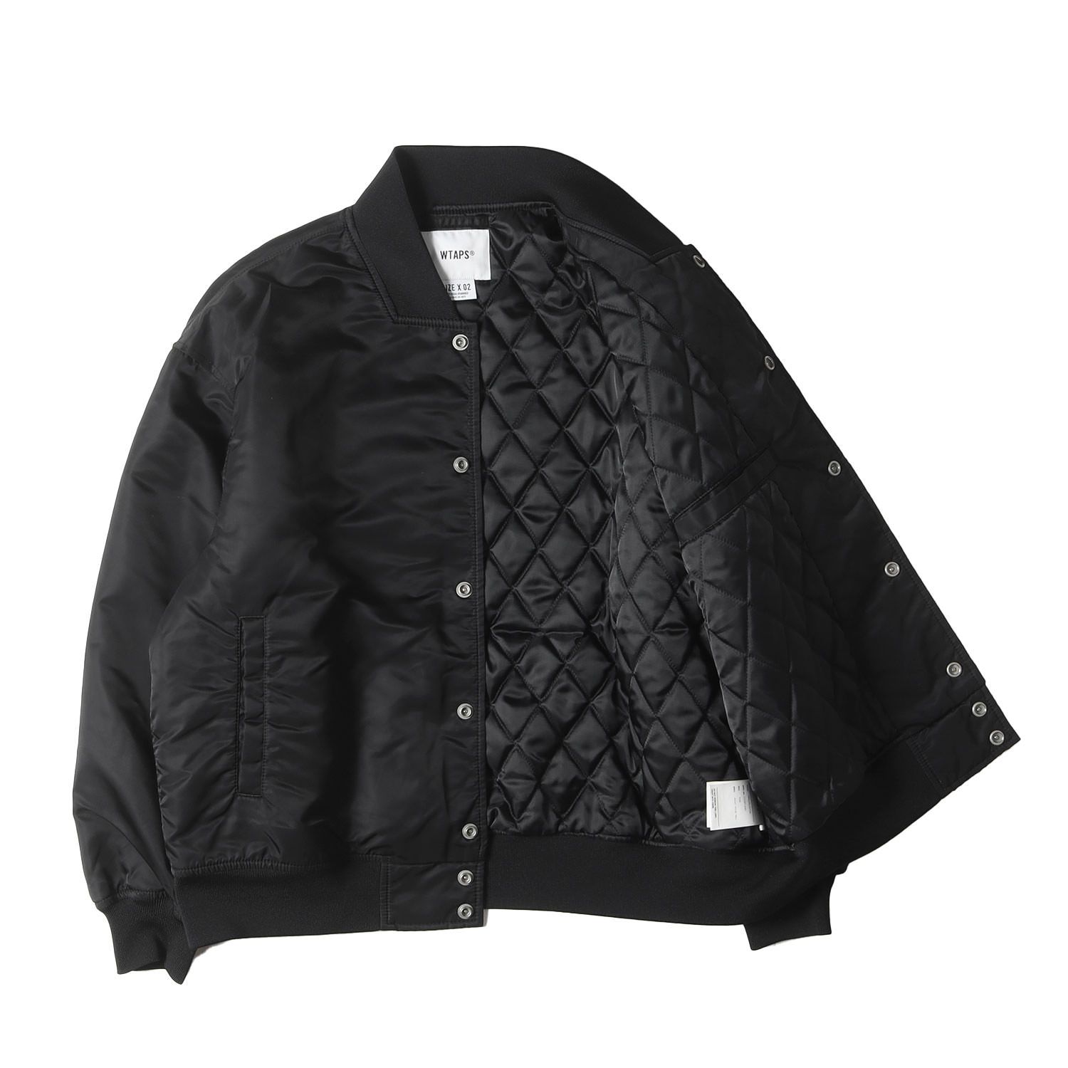 WTAPS ダブルタップス ジャケット サイズ:M 21AW クロスボーン チームジャケット / サテンスタジャン (TEAM JACKET) ブラック  黒 アウター ブルゾン ジャンパー 上着【メンズ】 - メルカリ