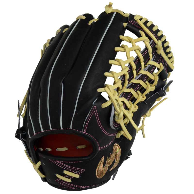 ジームス Zeems 硬式グラブ 三方親 外野手用 コウモリ型ロゴ グラブ袋付 野球 硬式 グローブ グラブ 25AW SV-531GB-ｺｳﾓﾘ