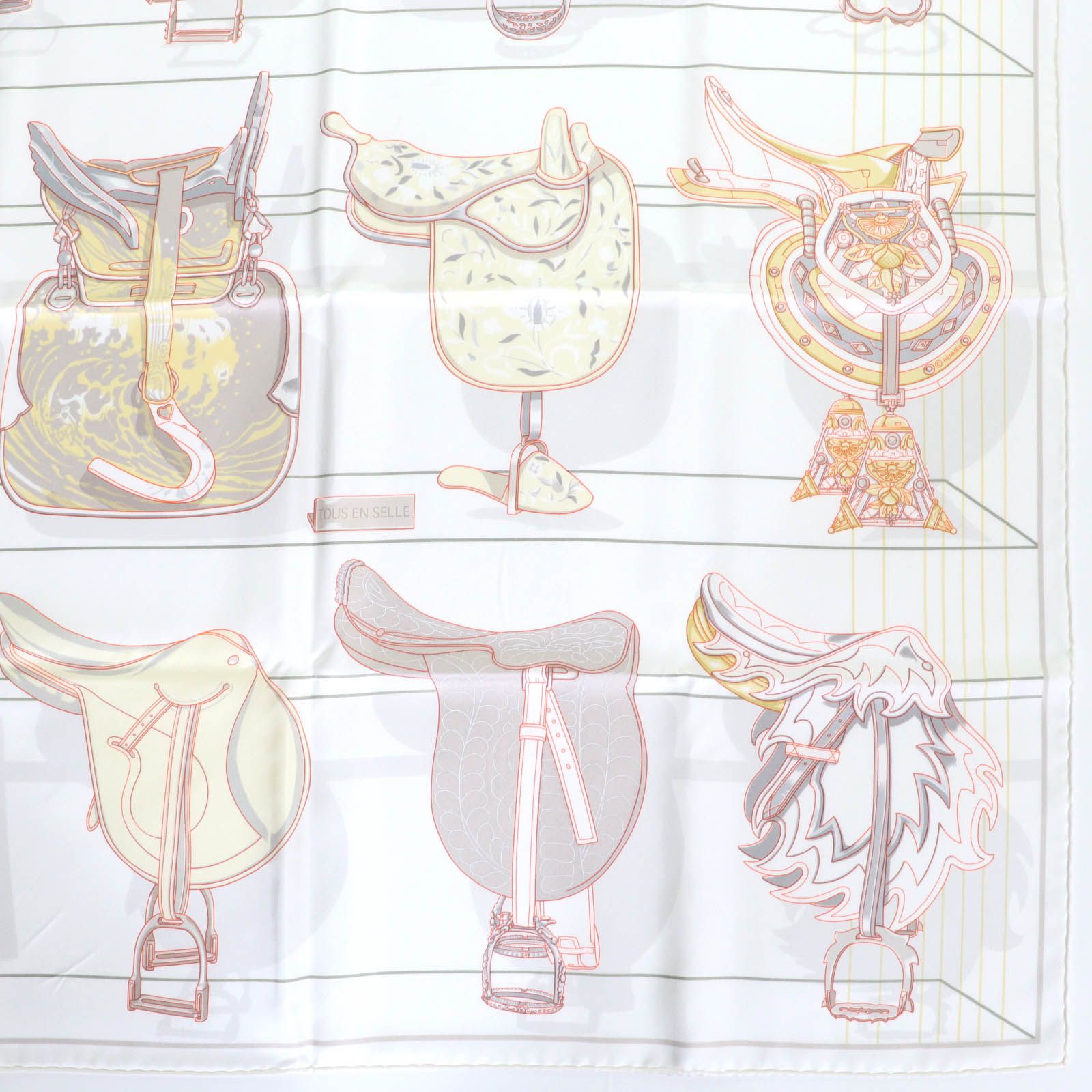 未使用品☆HERMES エルメス 2025年製 カレジェアン カレ90
