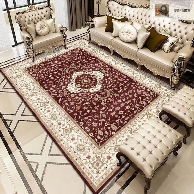 絨毯 ペルシャ風 ラグ カーペット 滑り止め 洗濯 敷物 室内 おしゃれ 厚み6mm 長方形 180×280 寝室 ベッドルーム リビング5-23 MARWIL-DEMENAGEMENTS_CH