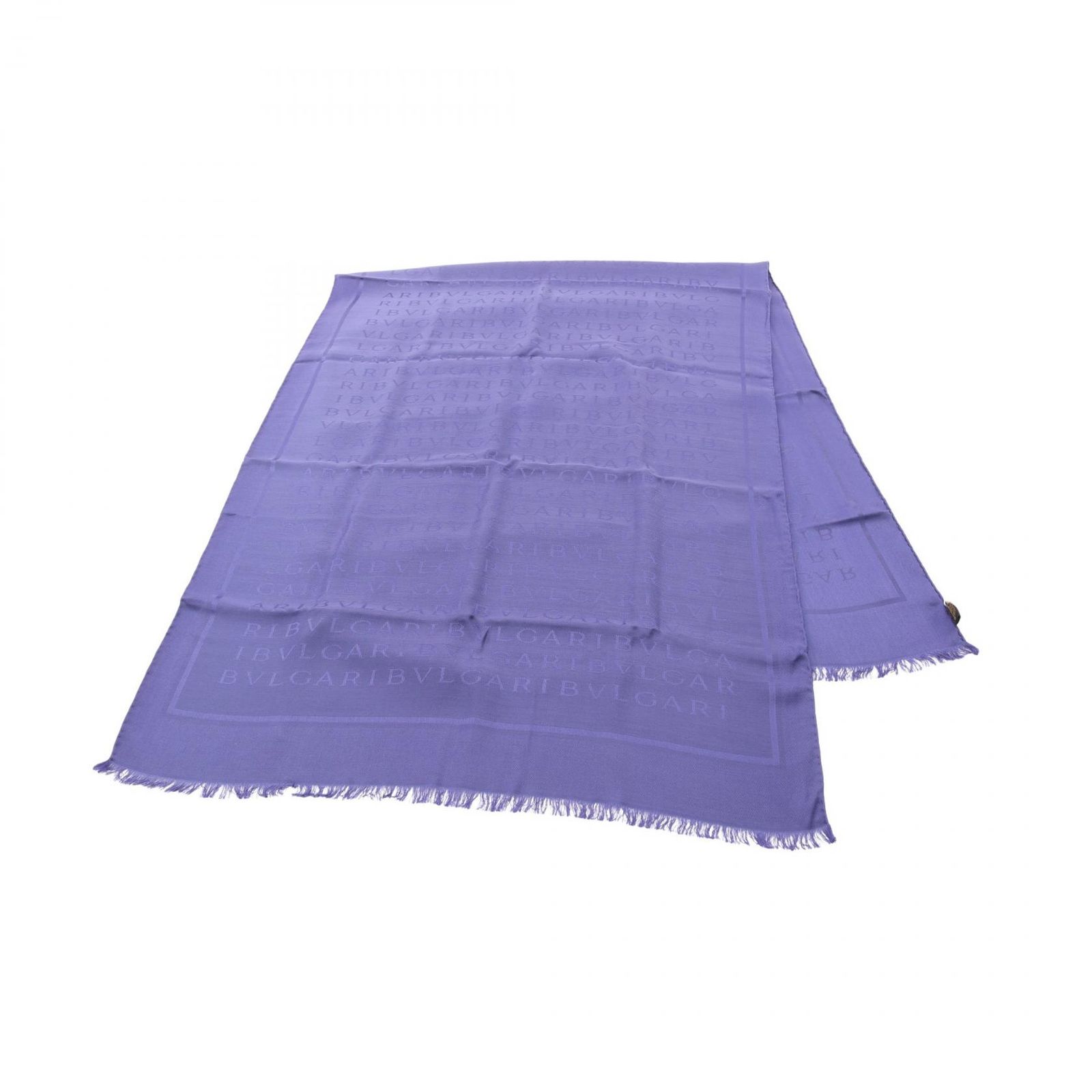⭐️ほぼ未使用⭐️ ブルガリ ロゴマニア ストール ネイビー カシミヤ ブルガリ BVLGARI ストール ロゴマニア ネイビー シルク ウール