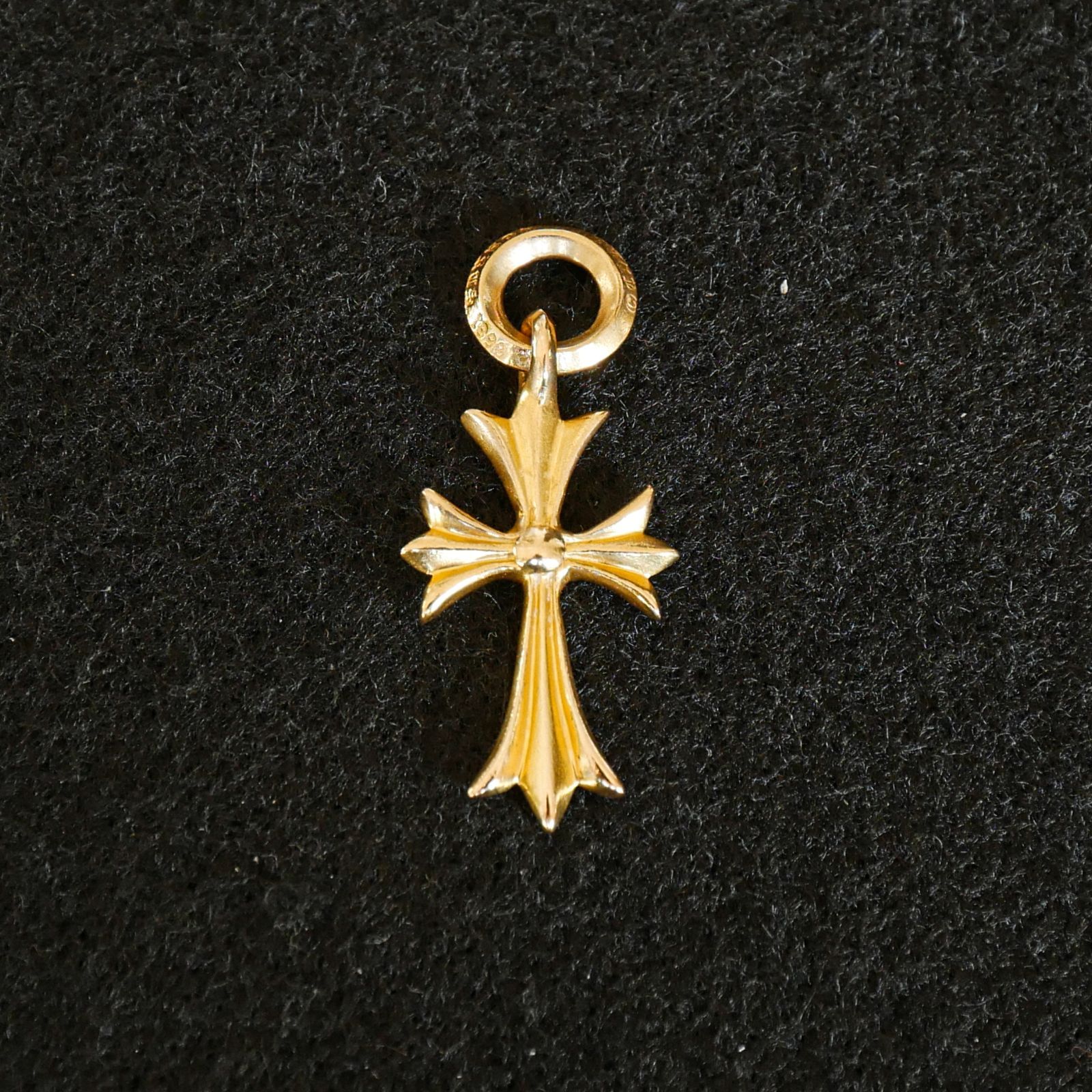 CHROME HEARTS クロムハーツ タイニー CHクロス チャーム 22k GOLD 