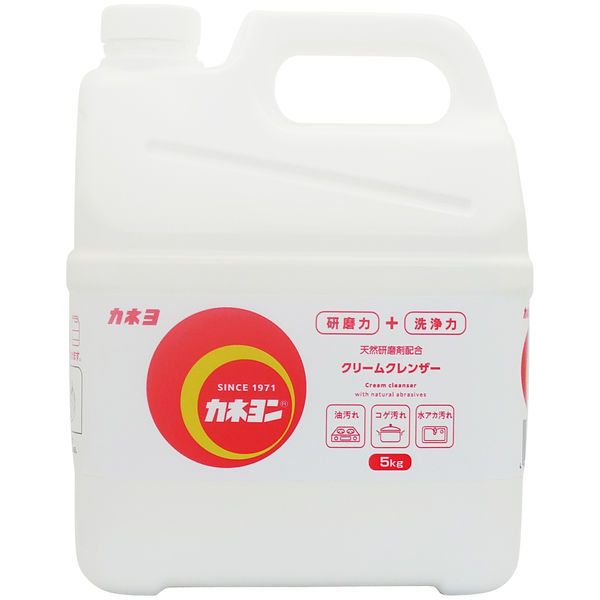 まとめ買い カネヨ カネヨン天然研磨剤配合 クリームクレンザー 特大 5kg 210902 ×3セット