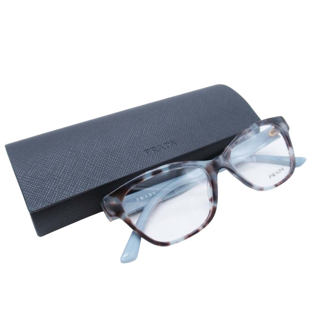 未使用 PRADA プラダ サイドロゴ サングラス メガネ べっ甲柄 スクエア  