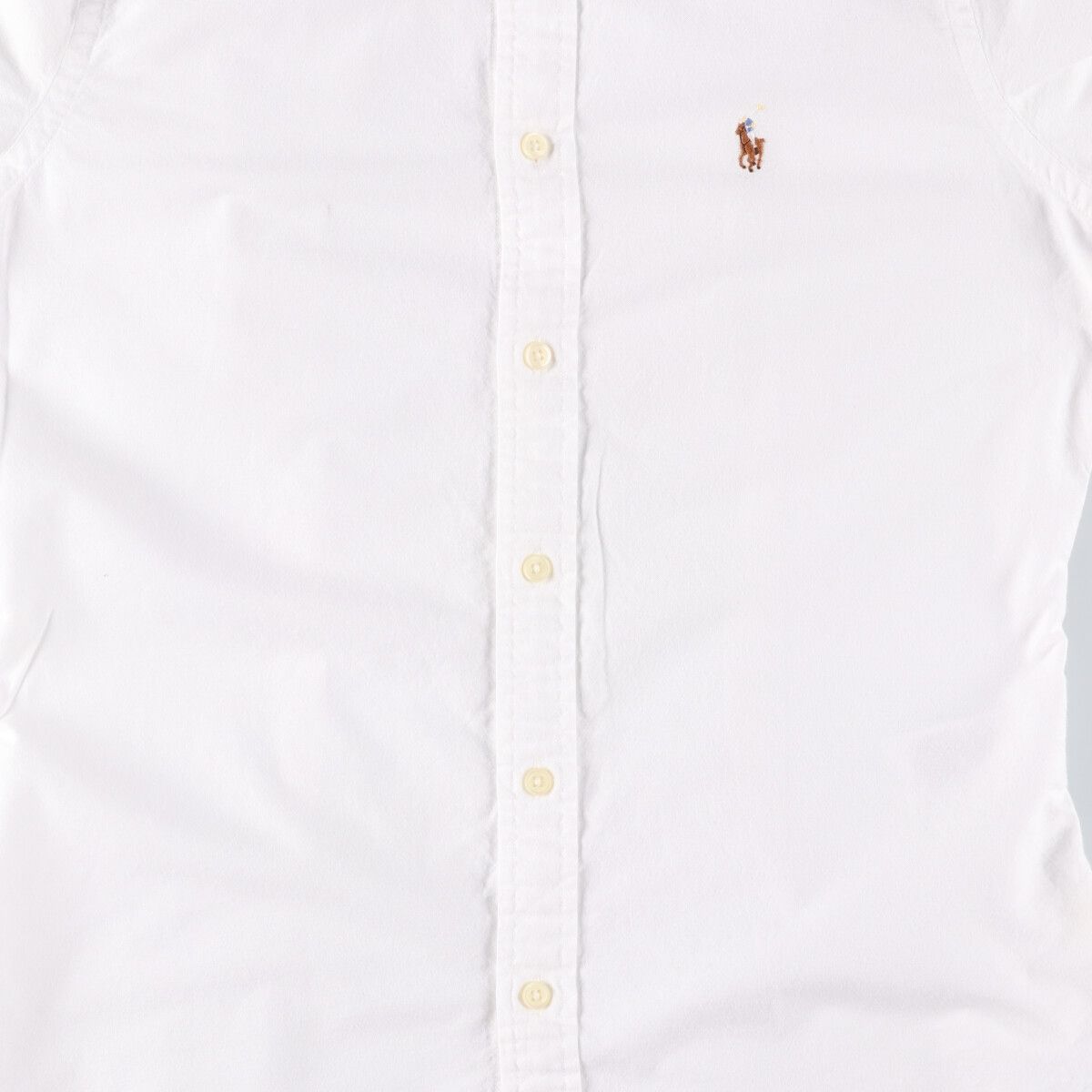古着 ラルフローレン Ralph Lauren SLIM FIT スリムフィット 五分袖 ボタンダウン 半袖 コットンシャツ メンズS相当 /eaa565208 古着 ラルフローレン Ralph Lauren SLIM FIT スリムフィット 五