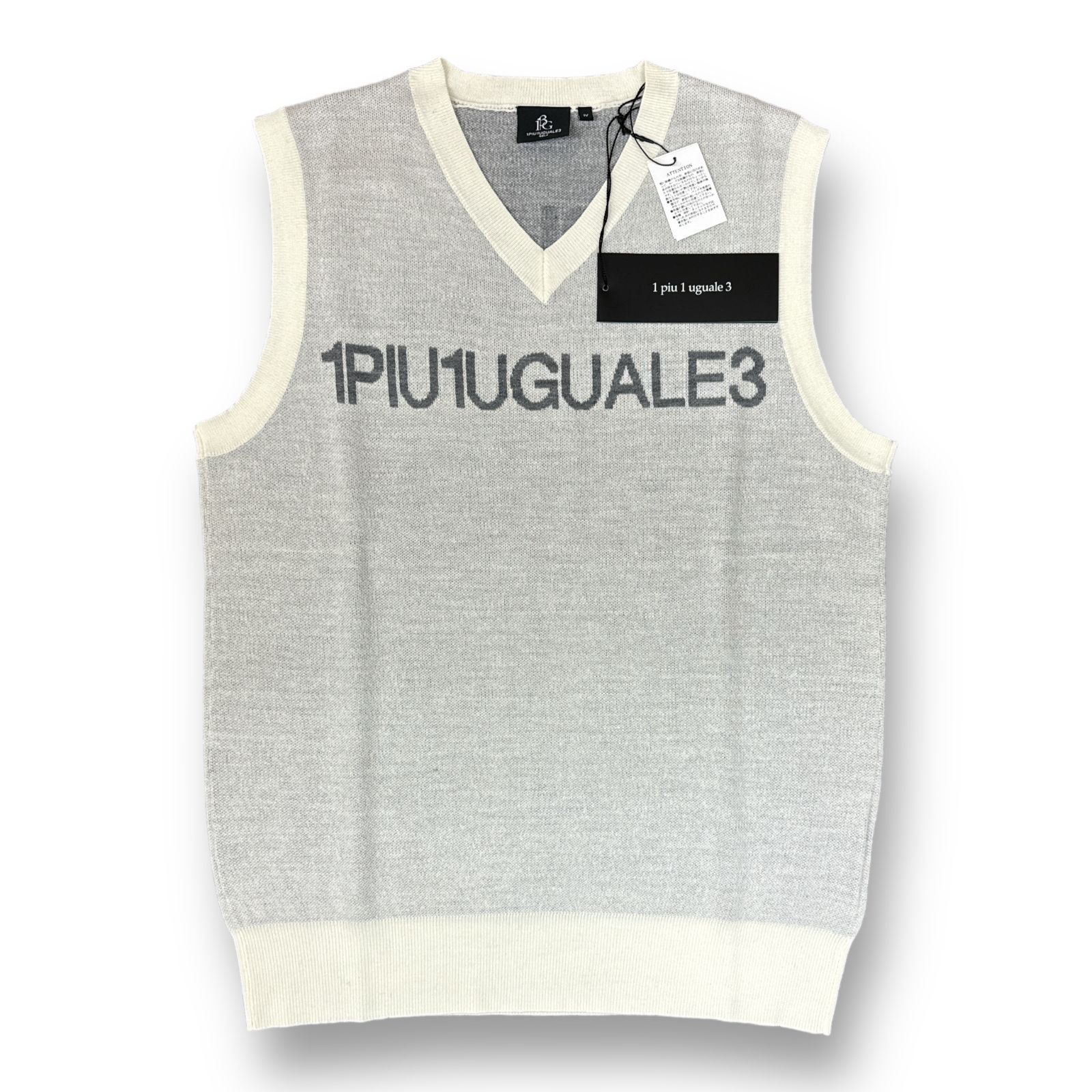 1piu1uguale3 GOLF G KNIT VEST MESSAGGIO 【公式通販】