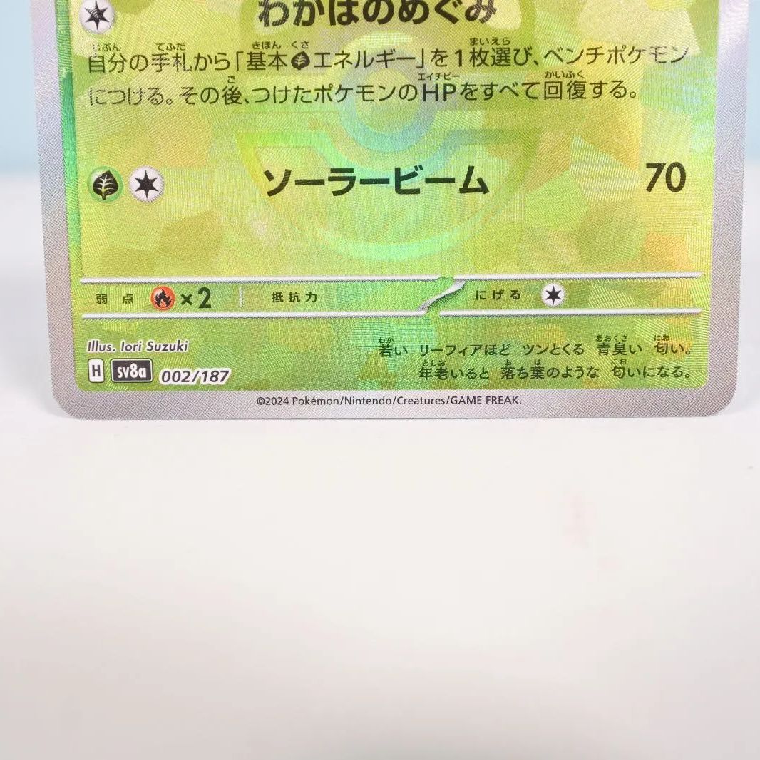 大清水56-2-0717】ポケモンカード リーフィア マスターボール