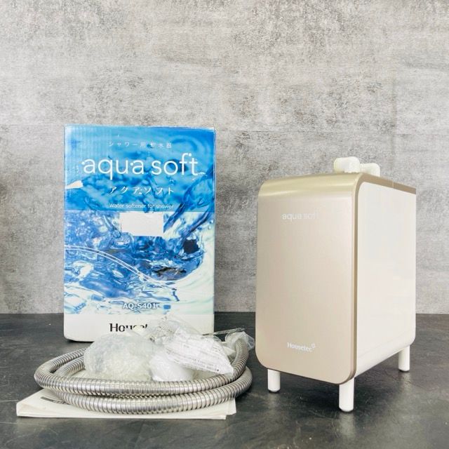 【未使用】ハウステック アクアソフト シャワー用軟水器 ハウステック、浴室に設置できるシャワー用軟水器 12月1日発売