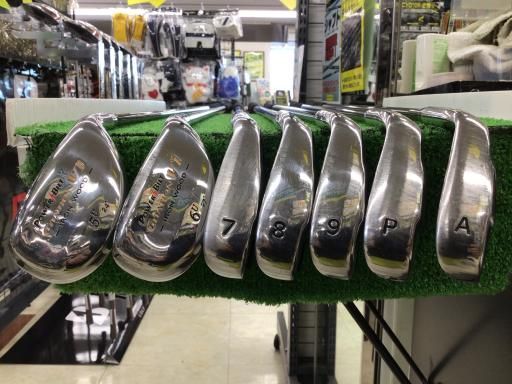 パワービルト8本セット ぼぼ未使用　CITATION V1 アイアンフレックスR パワービルト8本セット ぼぼ未使用 CITATION V1 アイアンフレックスR