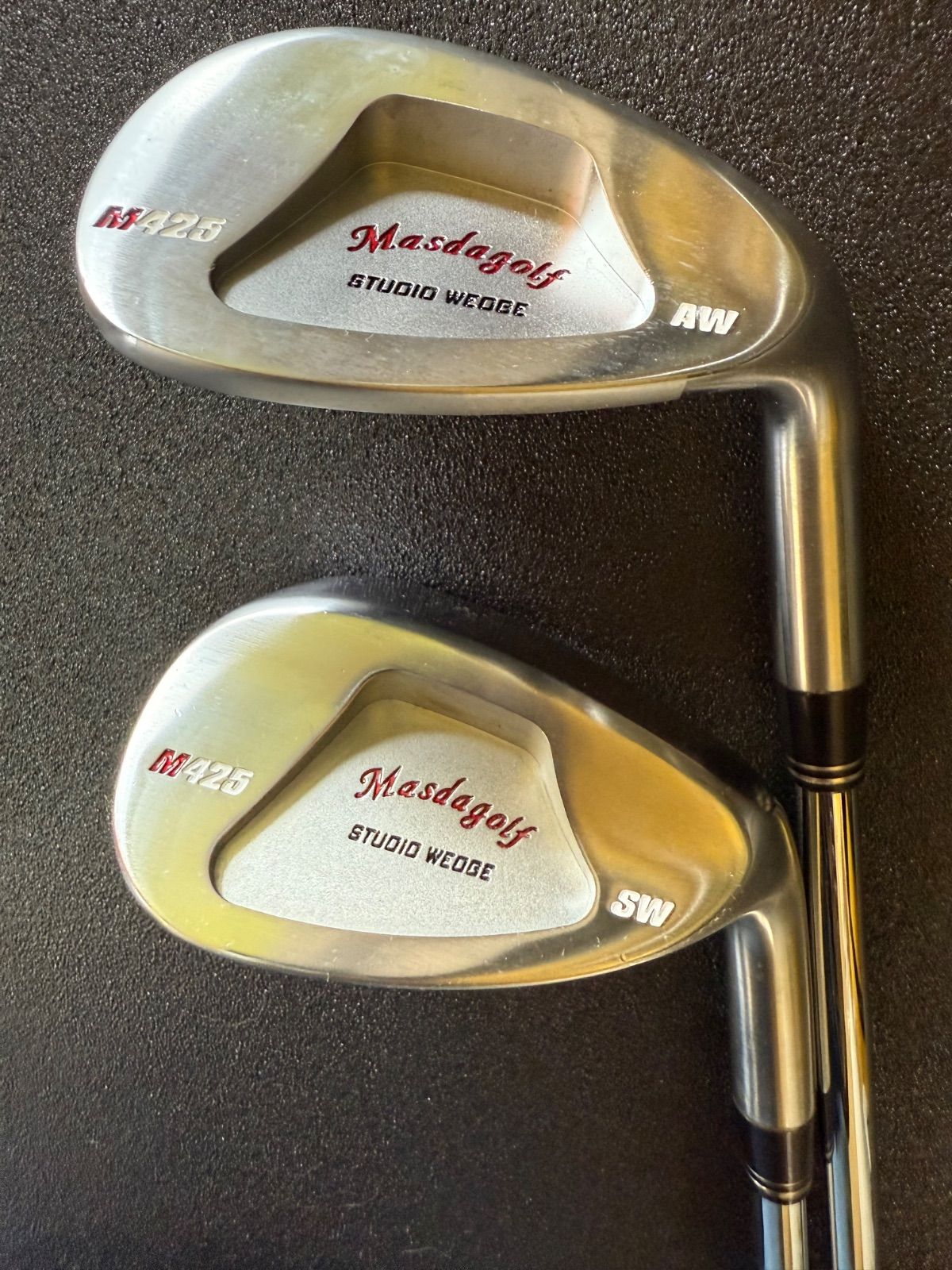 マスダゴルフM425スタジオウエッジ 52度58度 ２本組 グースネック クロムメッキ