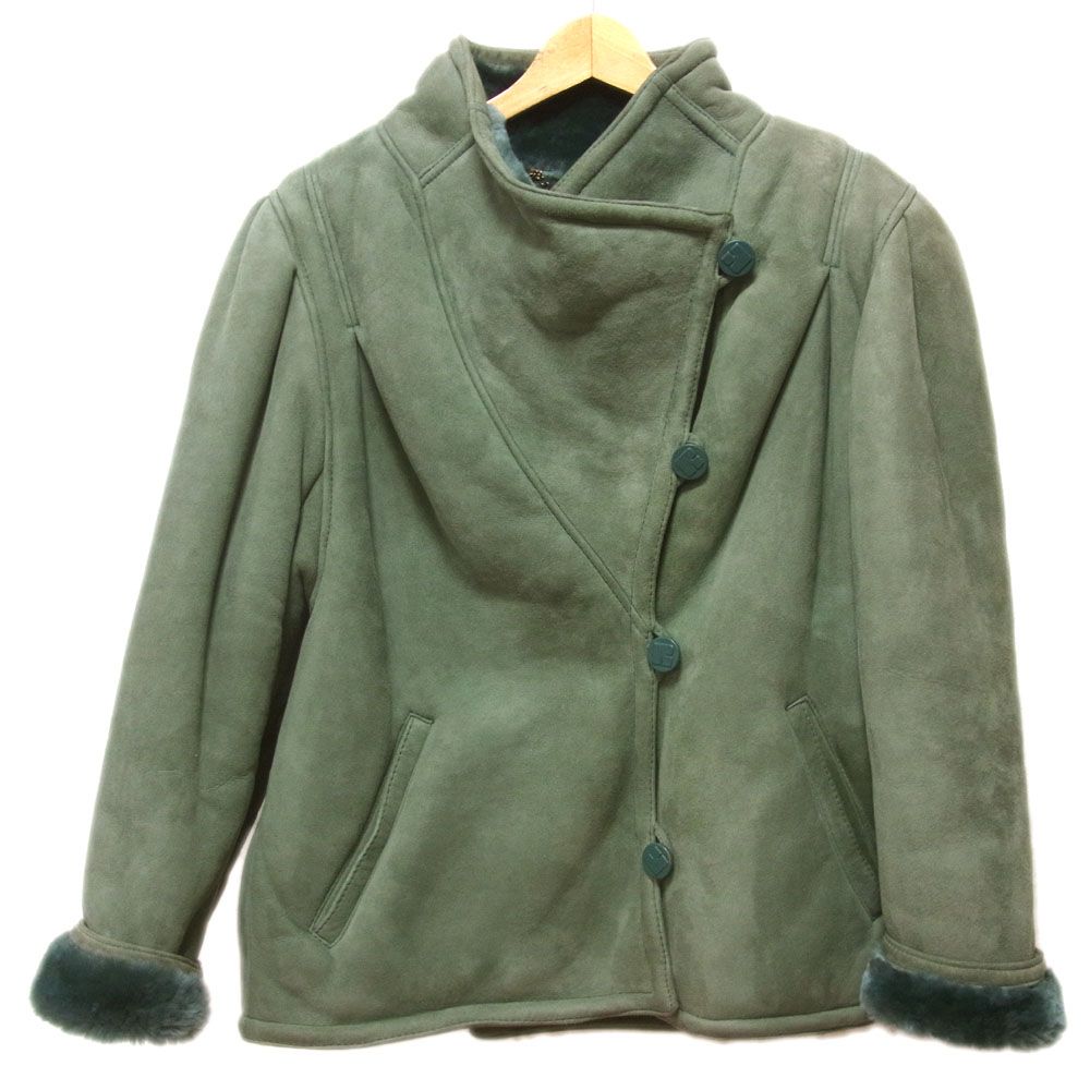 イタリア製 VINTAGE○Guy Restelli 90s ムートン コート ジャケット 