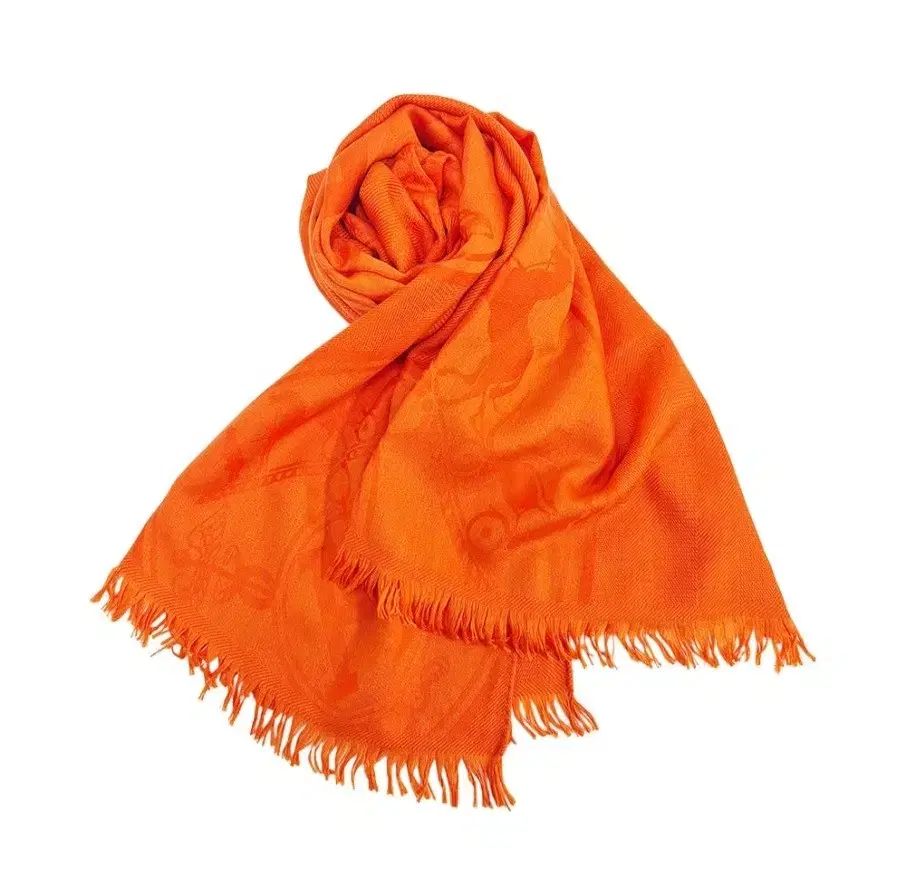 HERMES エルメス カシミヤ シルク マフラー