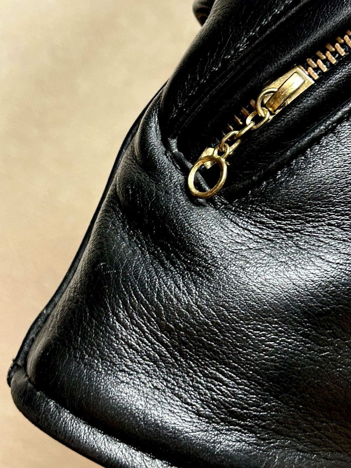 オールドモデルTALONジッパーvanson希少旧Type Bライダース36美品