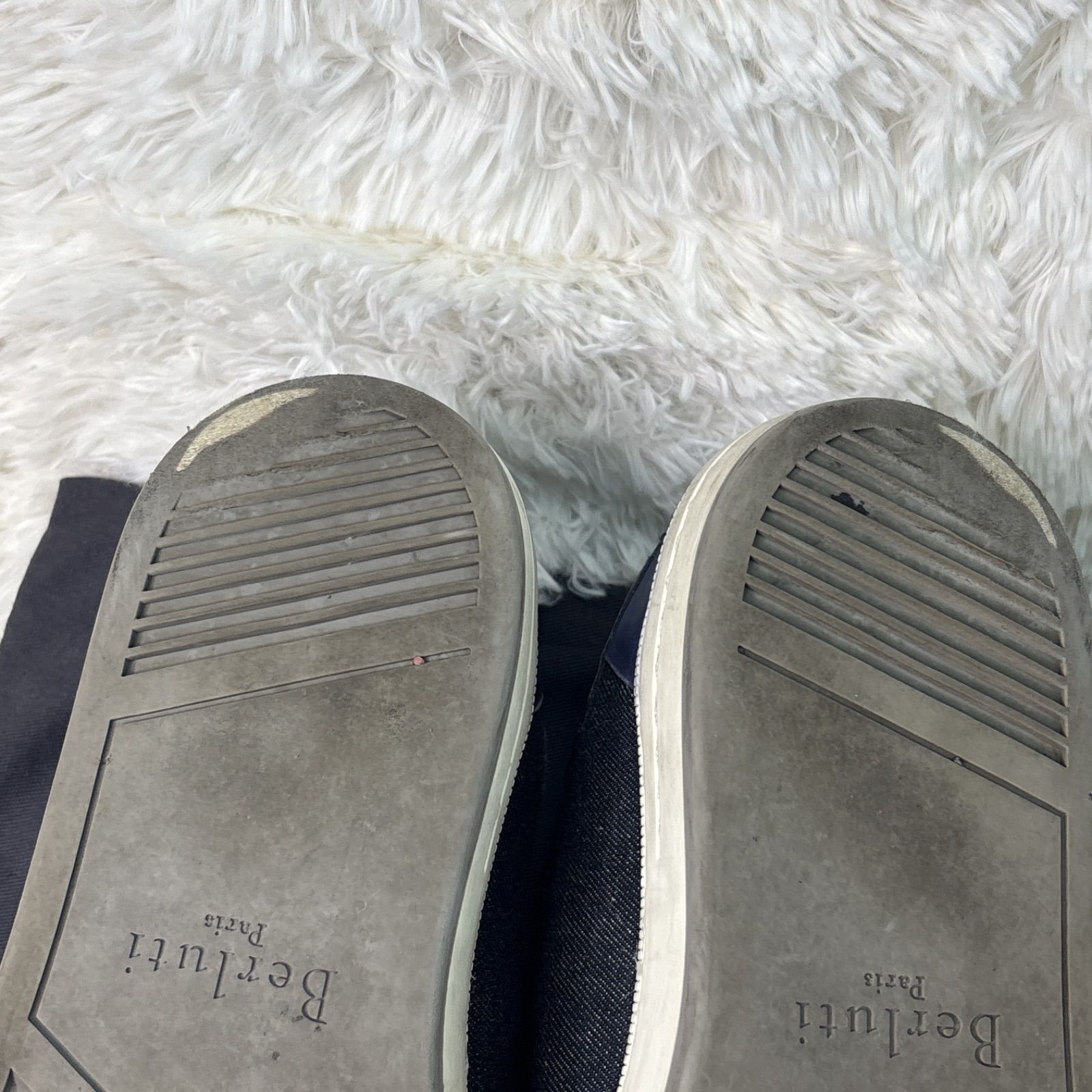 BERLUTI ベルルッティ メンズ スニーカー レザー デニム - メルカリ