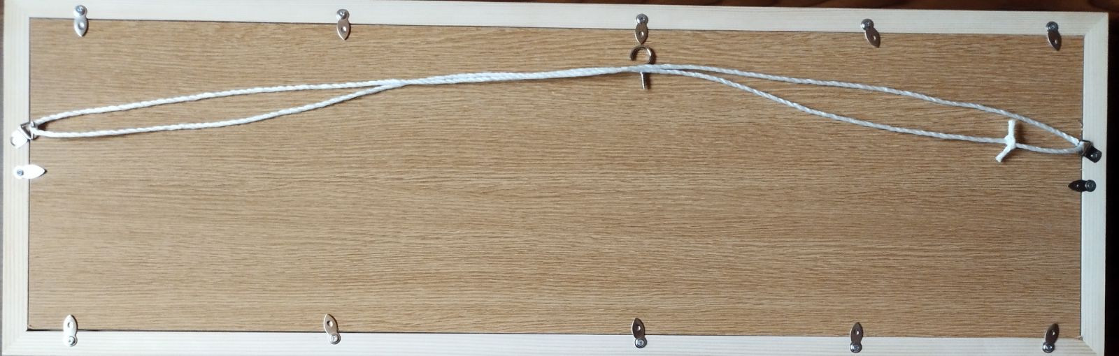 184 麻の葉組子3枚一組木製額縁