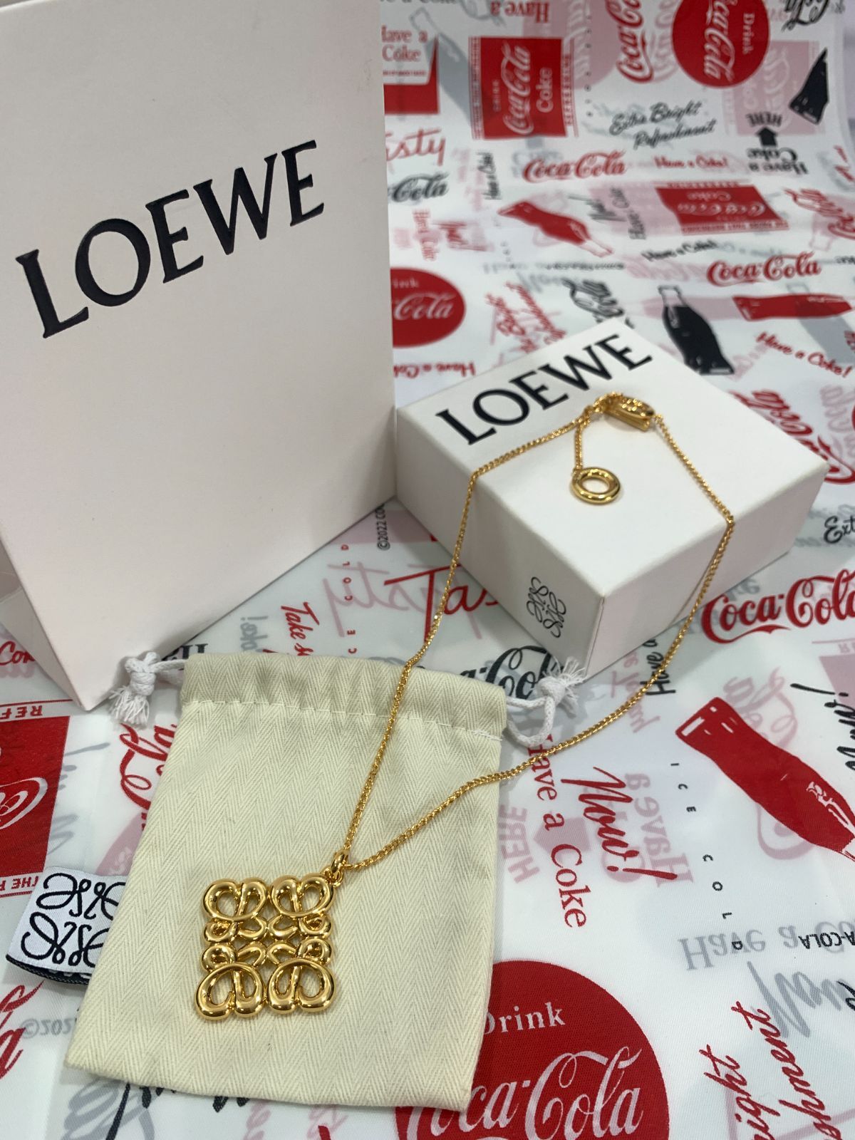 おしゃれ☆【LOEWE】ロエベ  ペンダント ネックレス スモール♡ゴールド