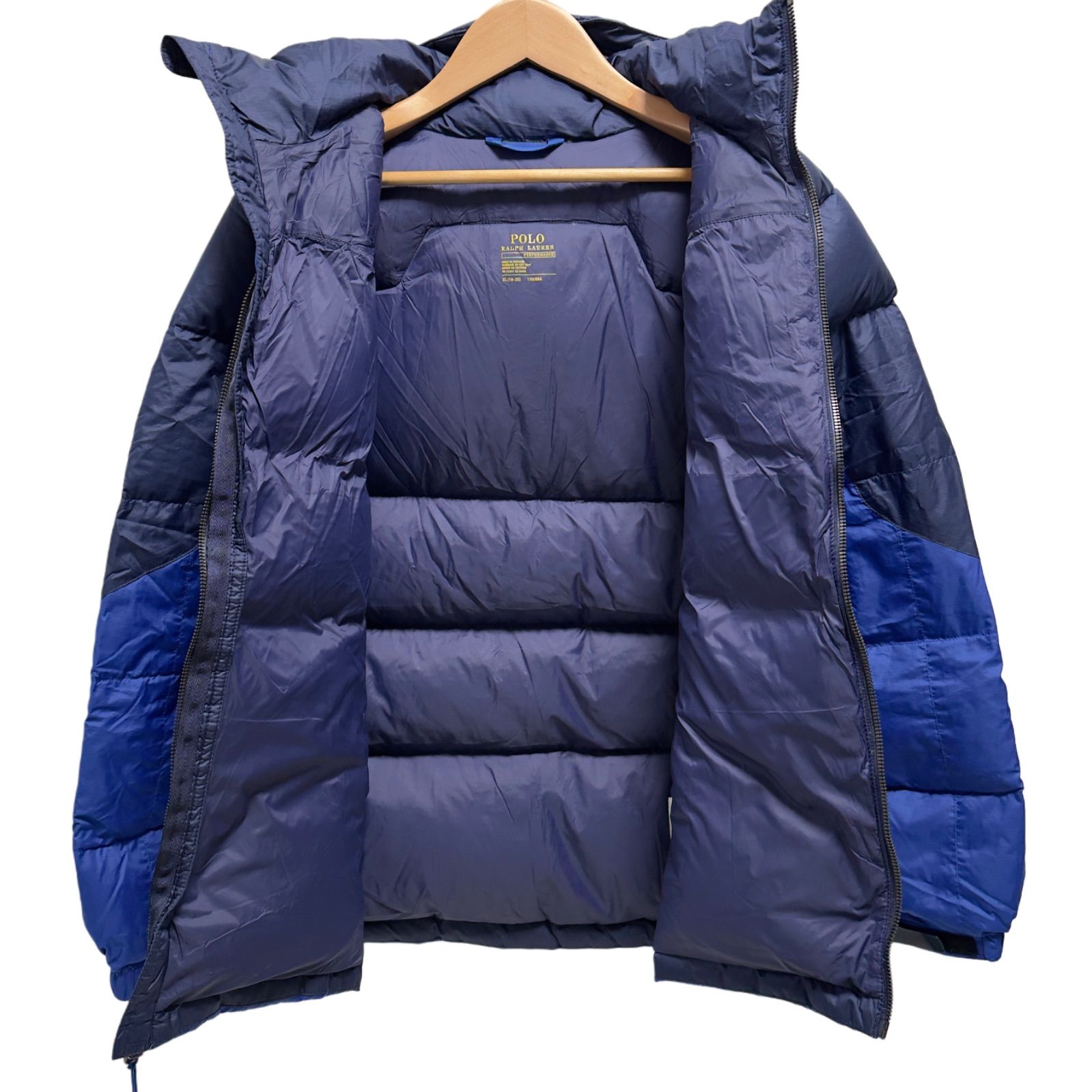 ポロ ラルフローレン ダウンジャケット L相当(XL表記) 2Way フード