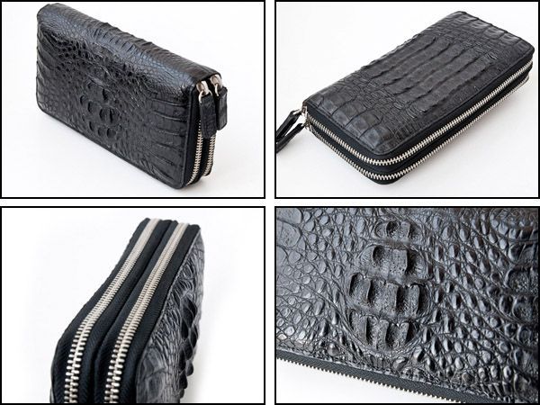 GODANE ゴダン クラウンヘッド カイマンクロコワニ本革 ダブル  