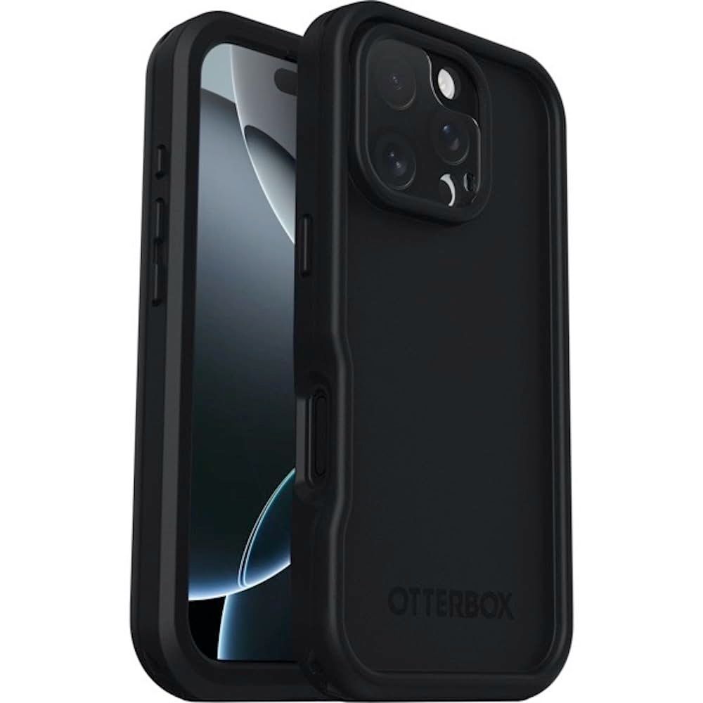 数量 16 Pro用 360度全面保護 防水 耐衝撃 衝撃吸収 米軍MIL規格 OtterBox iPhone Magsafe対応ケース Fre Black 〔オッターボックス〕