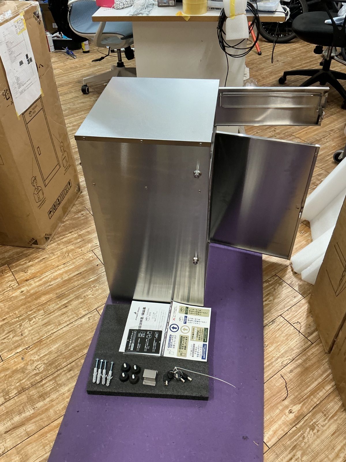 ポスト一体型 ステンレス