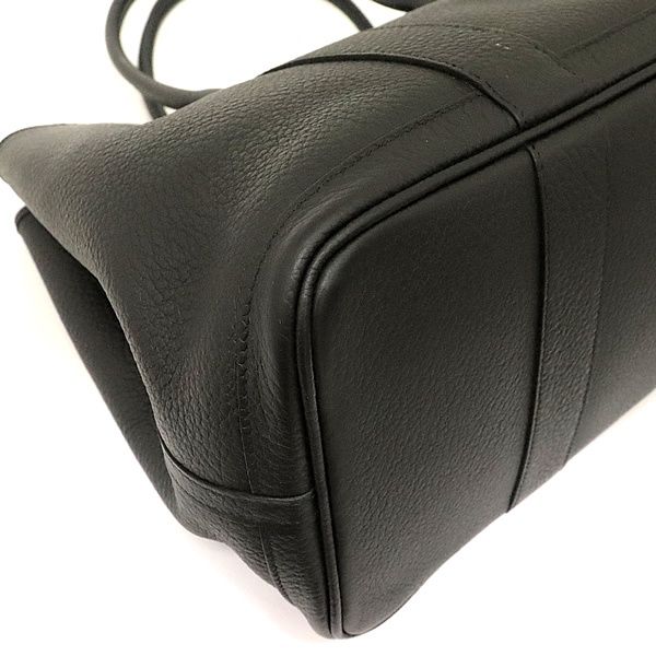 HERMES エルメス ガーデンパーティー PM トートバッグ ブラック