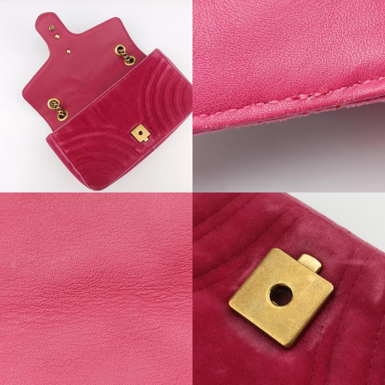 グッチGucciGGマーモントピンクベロア443497C025032712