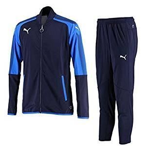 プーマ PUMA ASCENSION トレーニング スーツ上下セット 655261-04 655262-02 ネイビー|ブルー Sサイズ