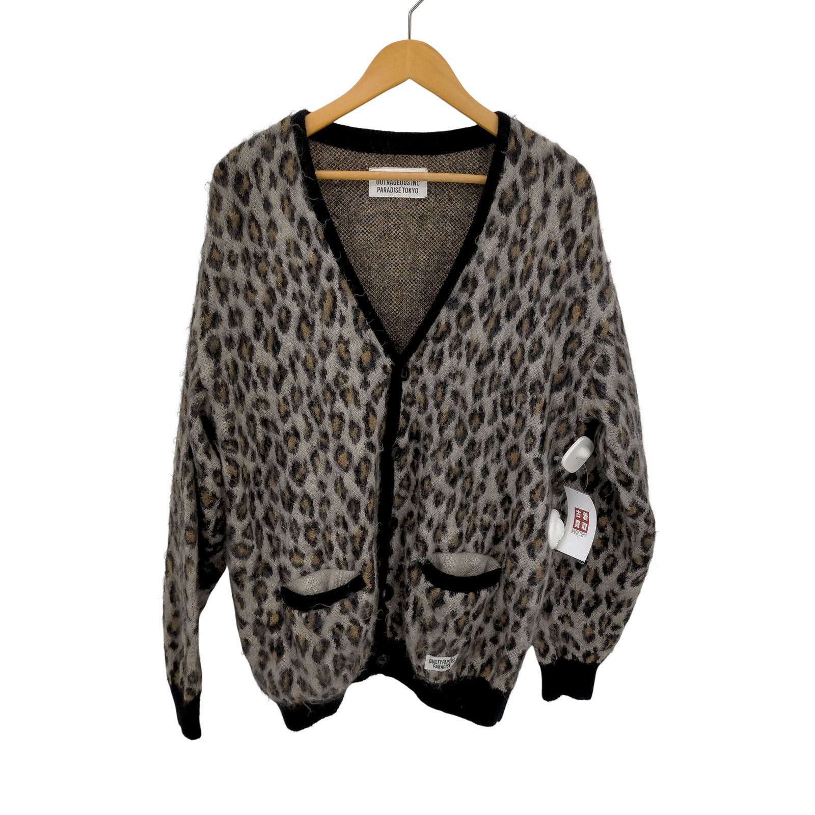 ワコマリア WACKO MARIA 21AW LEOPARD MOHAIR KNIT JACQUARD CARDIGAN