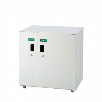 ナカバヤシ 宅配ボックス 2枚扉 W60×D45×H62.5cm IV アイボリー STB-301