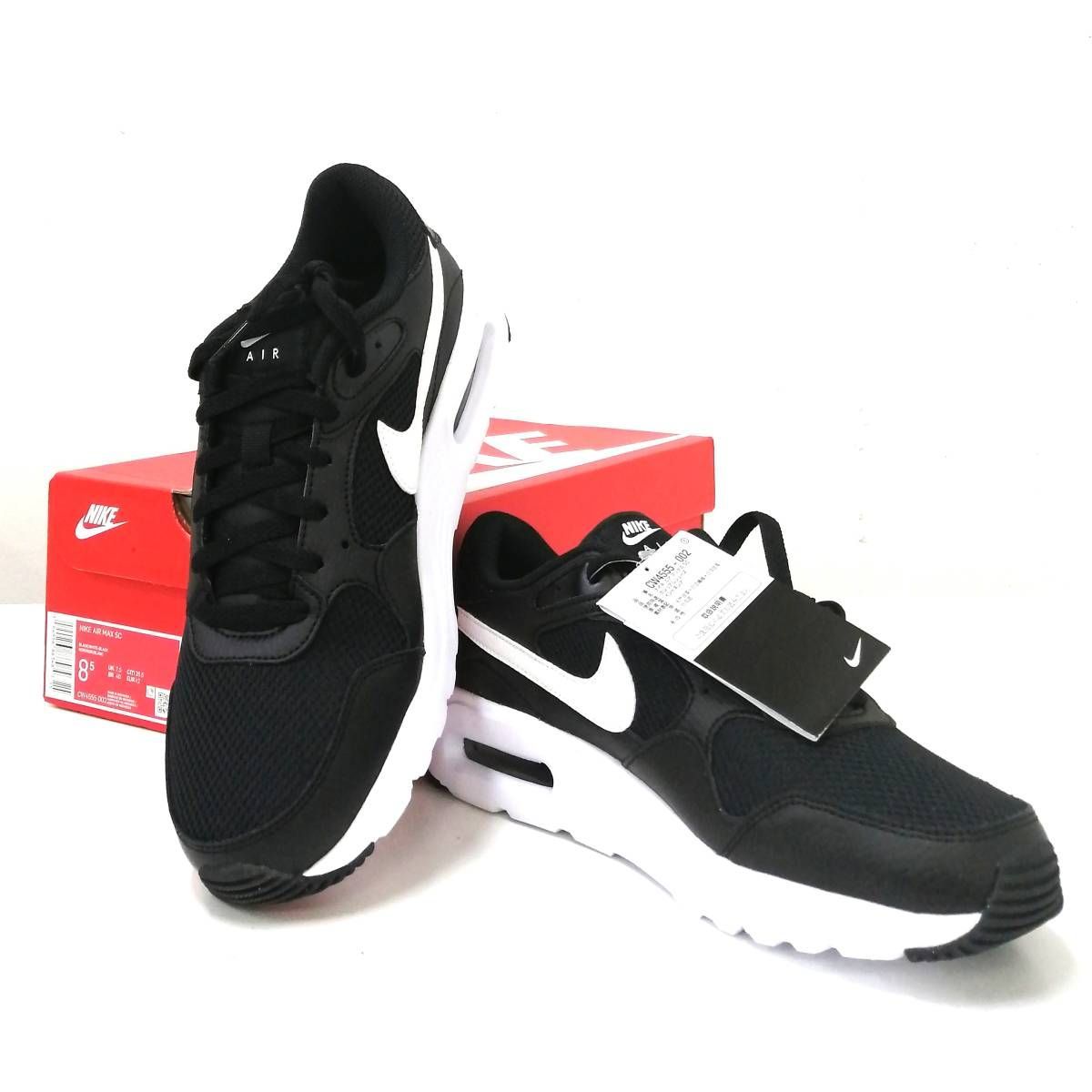 NIKE AIR MAX SC WMNS BLACK / US 8.5 26.5cm 新品 未使用 箱あり 
