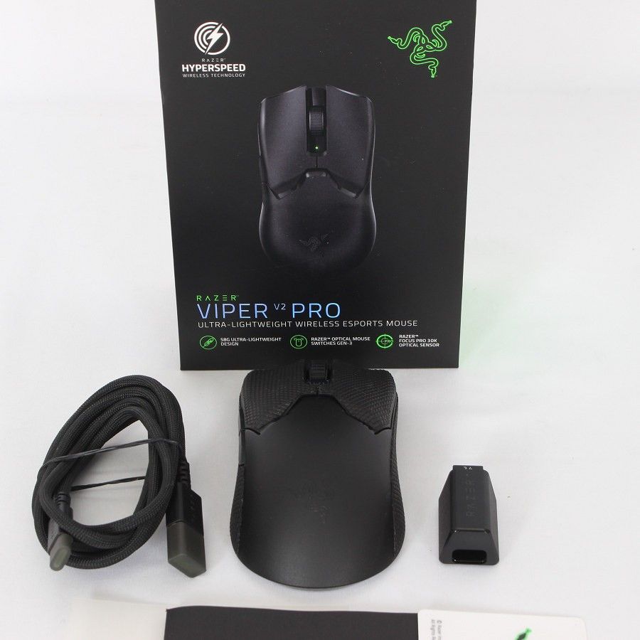 美品】Razer Viper V2 Pro RZ01-04390100-R3A1 Black Edition
