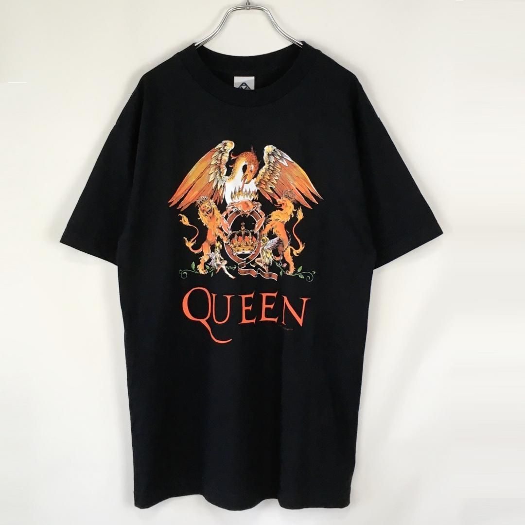 QUEEN バンドロゴTシャツ AAA 黒 メキシコ製