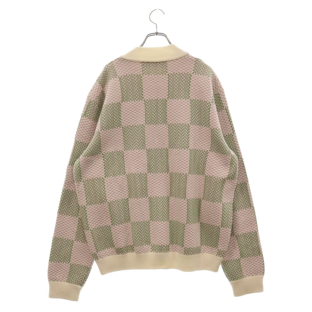 LOUIS VUITTON ルイヴィトン 24AW ダミエ ジャカード コットン ジップスルー ブルゾン ジャケット 1AFPZ9 RM242MQ AUR HRN40W LOUIS VUITTON ルイヴィトン 24AW ダミエ ジャカード コットン ジップ