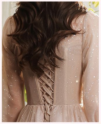 キラキラ フラワードレス