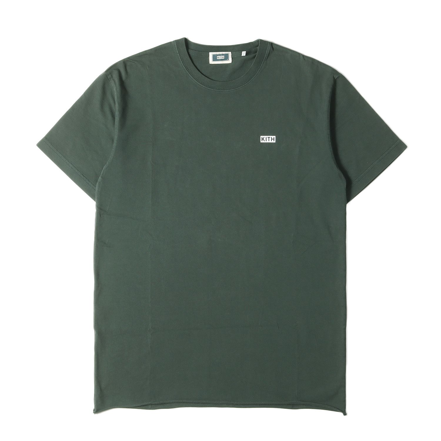 KITH NYC キス ニューヨークシティー Tシャツ サイズ:S 20SS フロッキープリント スモールボックスロゴ クルーネック 半袖Tシャツ  グリーン トップス カットソー【メンズ】 - メルカリ