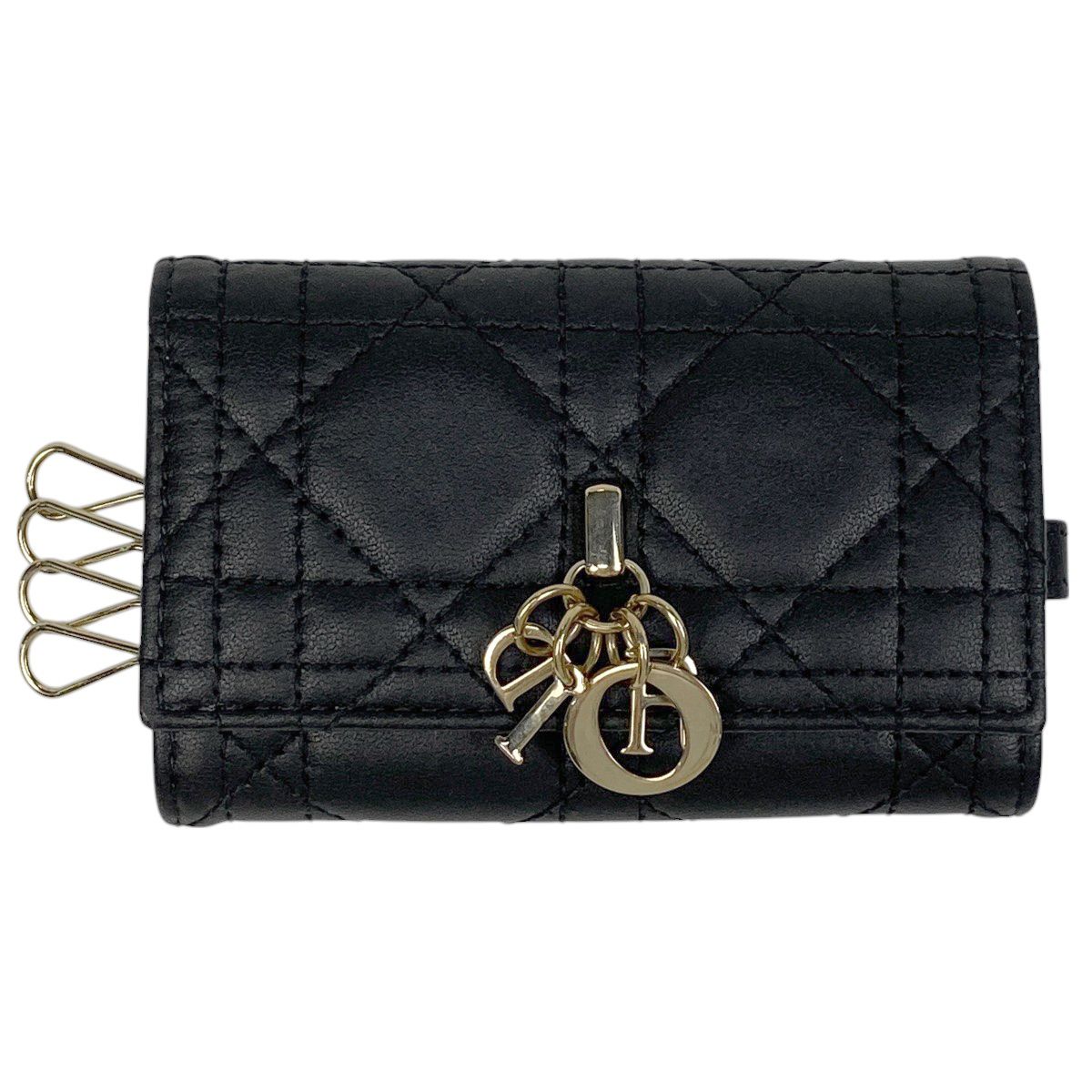 【美品✨】Christian Dior ディオール レザー キーケース クリスチャンディオール Christian Dior レディディオール 4連
