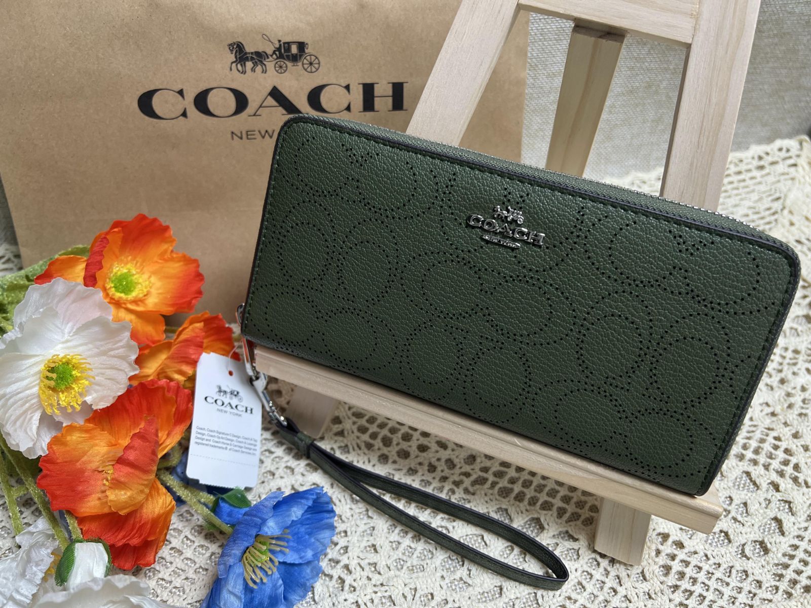 coach メンズ財布 グリーン | hartwellspremium.com