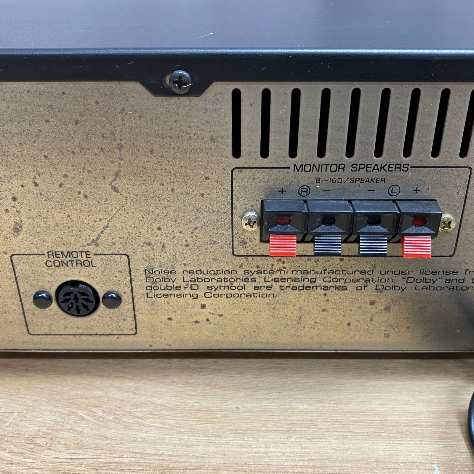 D-02041 YAMAHA ヤマハ K-750 カセットテープレコーダー 現状品