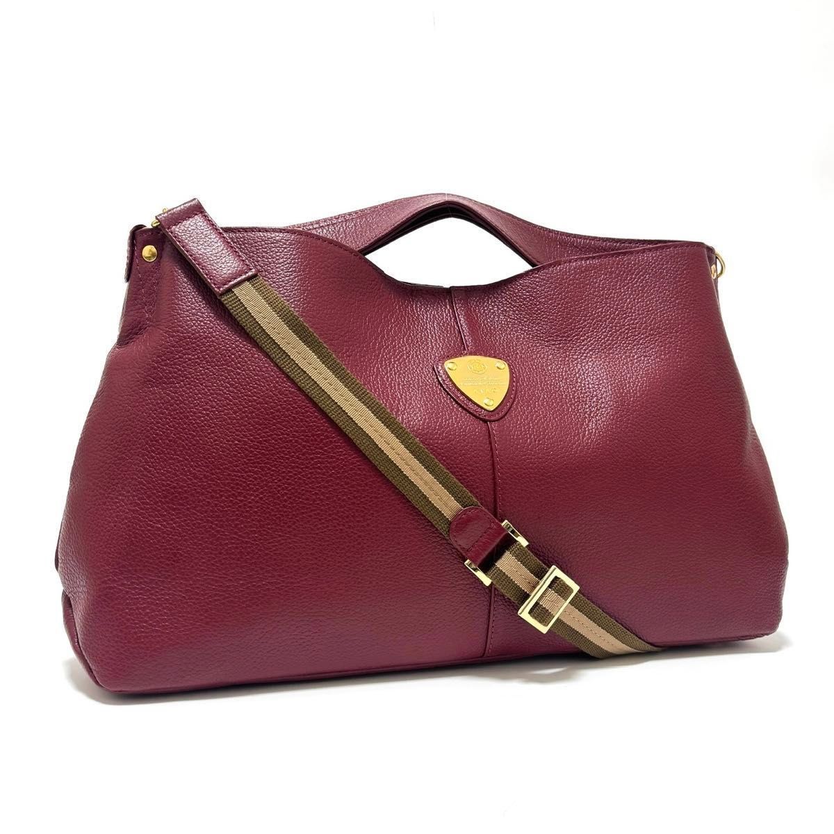 【極美品】ATAO　エルヴィ　2WAY ショルダーバッグ 極美品】アタオ エルヴィ ショルダーバック 2way ゴールド金具