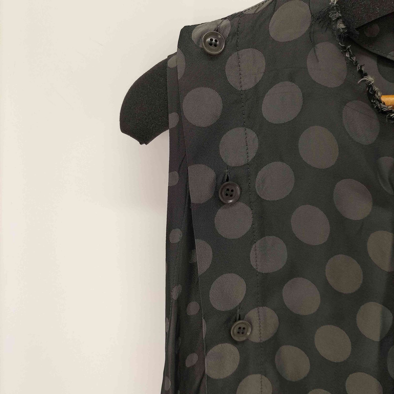 Ys(ワイズ) CUPRO DOTS NOSLEEVE DRESS レディース