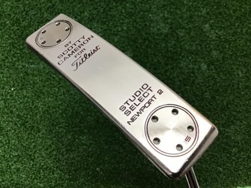 【中古】 タイトリスト SCOTTY CAMERON STUDIO SELECT NEWPORT 2 34インチ(15g) パター PT スチール (フレックスその他) メンズ 男性用 右利き 右用 Cランク ゴルフクラブ