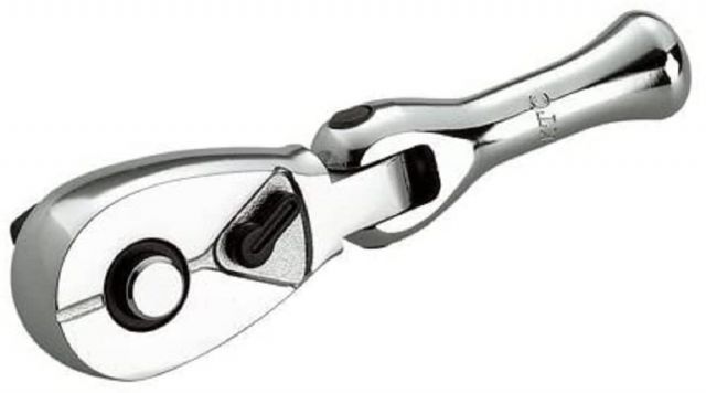 京都機械工具 KTC ショートフレックス ラチェットハンドル 9.5mm 3 8インチ BRC3FS-H