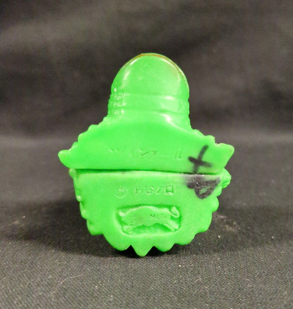 ツインテール 緑成型 ブルマァク 当時物 ミニサイズ ソフビ